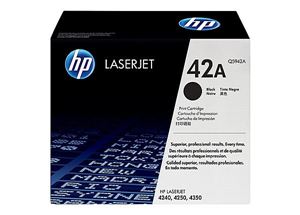 HP LaserJet 42A Black Print Cartridge Q5942A
