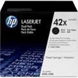 HP 42X - 2-pack - High Yield - black - original - LaserJet - toner cartridg