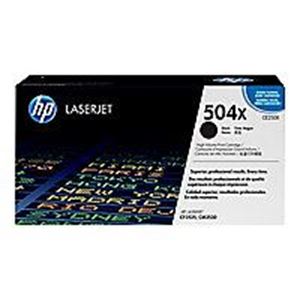 HP 504X CE250X- High Yield - black - original - LaserJet - toner cartridge CE250X