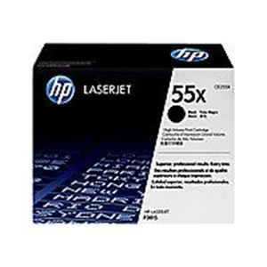 HP 55X CE255X High Yield  black  original  LaserJet  toner cartridge CE255X