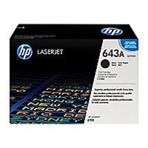 HP Color LaserJet Q5950A Hp 643A Black Toner Cartridge