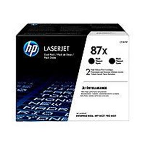 HP-CF287X 2 Pack High Yield Black Toner Cartridge CF287XD