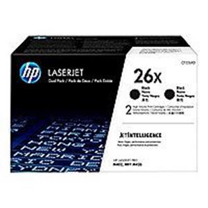 HP 26XD (CF226X) Black High Yield Toner Cartridge Dual pack