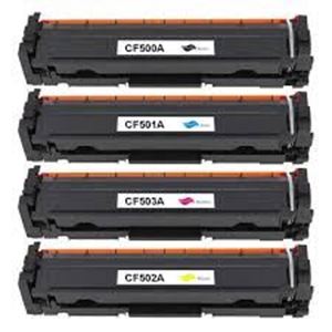 HP 202A CF500A CF501A CF502A CF503A Toner Cartridge Combo BK/C/M/Y New Compatible