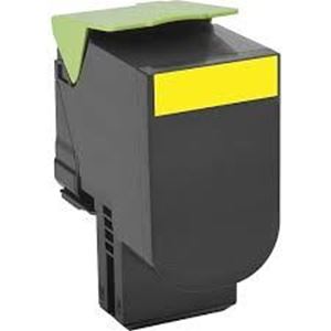 Lexmark 80C1HY0  Yellow Toner Cartridge High Yield New Compatible