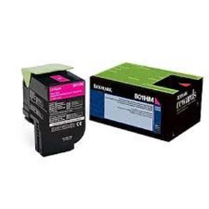 Lexmark 801HM 80C1HM0 Original Magenta  Toner Cartridge High Yield