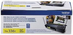Brother TN336Y  Yellow Toner Cartridge High Yield Original