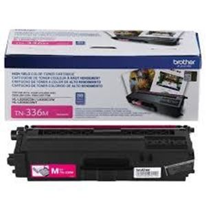 Brother TN336M  Magenta Toner Cartridge High Yield Original
