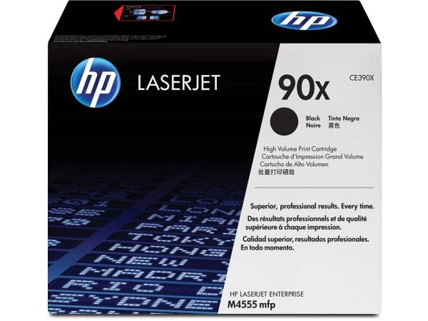HP 90X CE390X Original Black Toner Cartridge High Yield