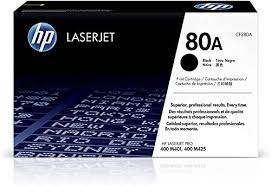 HP 80A - black - original - LaserJet - toner cartridge CF280)