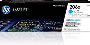 HP 206X W2111X Cyan Toner Cartridge High YIeld Original
